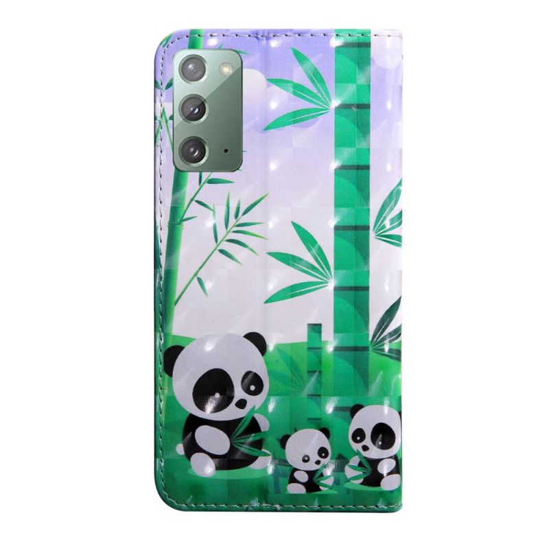 Fodral Samsung Galaxy Note 20 Pandafamilj