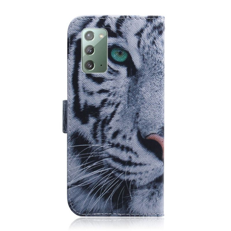 Fodral Samsung Galaxy Note 20 Tiger Ansikte