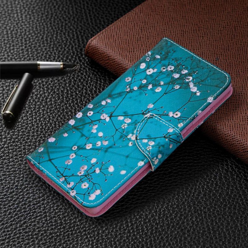 Läderskal Samsung Galaxy Note 20 Blommande Träd