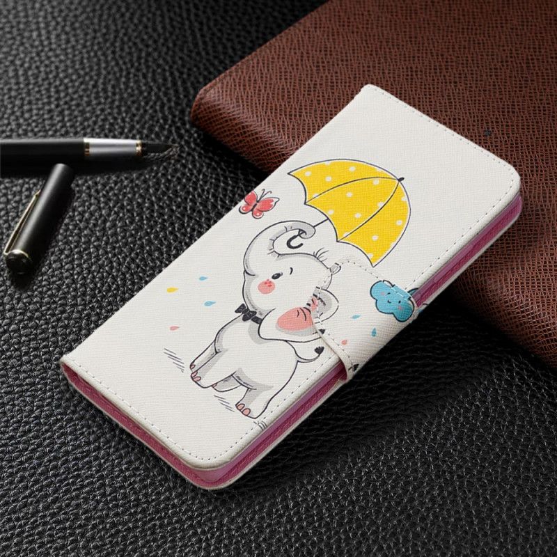 Läderskal Samsung Galaxy Note 20 Elefant