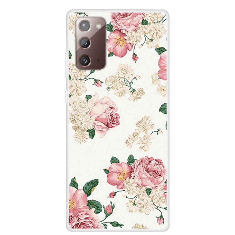 Skal Samsung Galaxy Note 20 Frihetsblommor