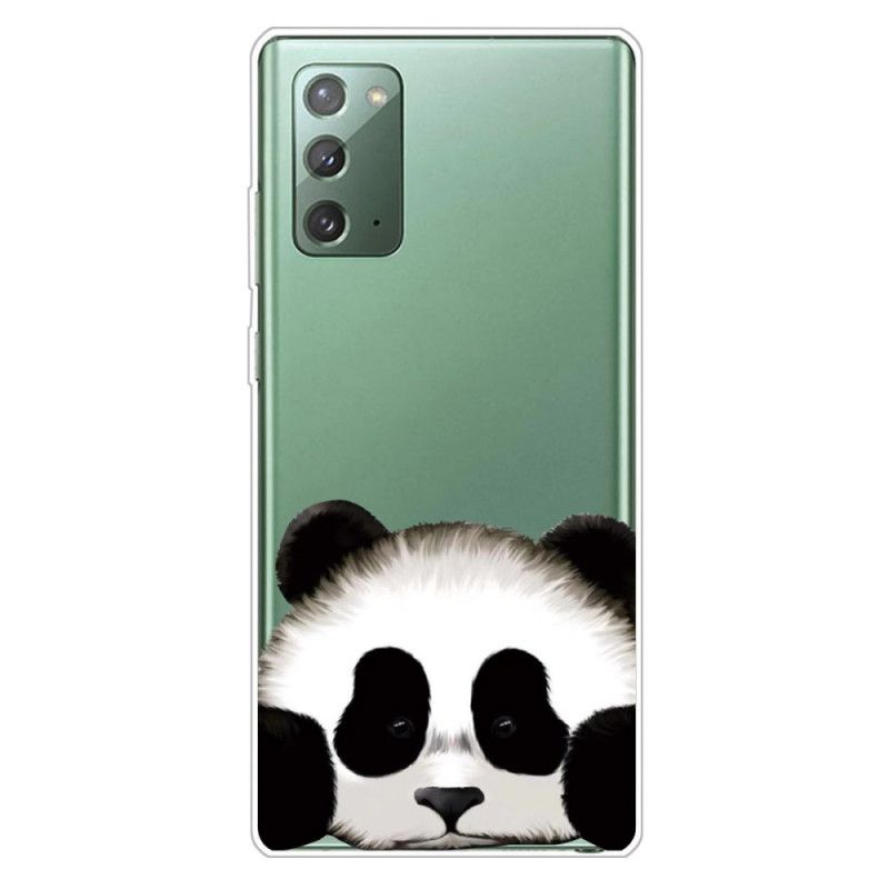 Skal Samsung Galaxy Note 20 Mobilskal Transparent Panda