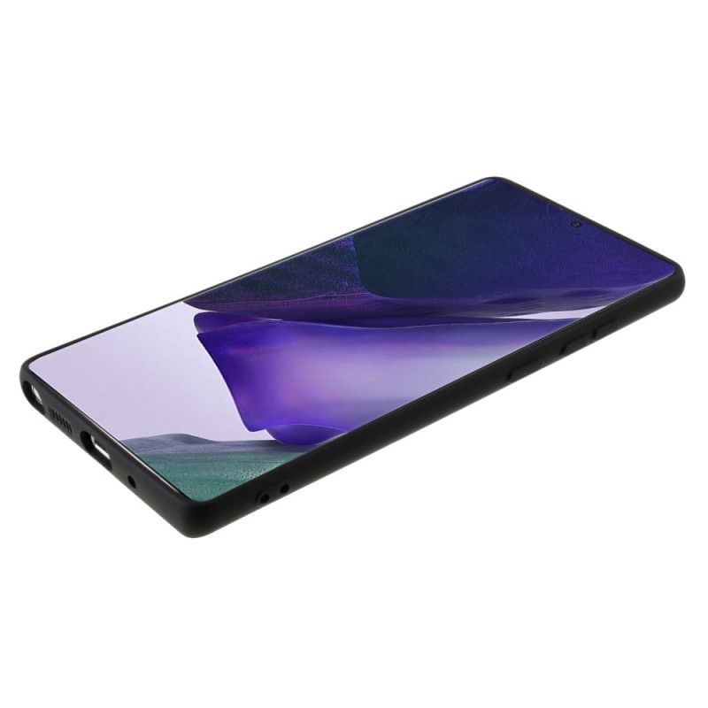 Skal Samsung Galaxy Note 20 Röd Flytande Silikon På X-Nivå