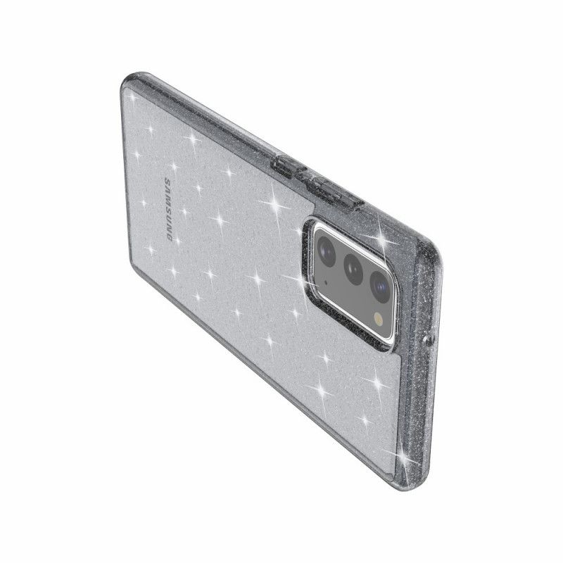 Skal Samsung Galaxy Note 20 Svart Glitterpulver