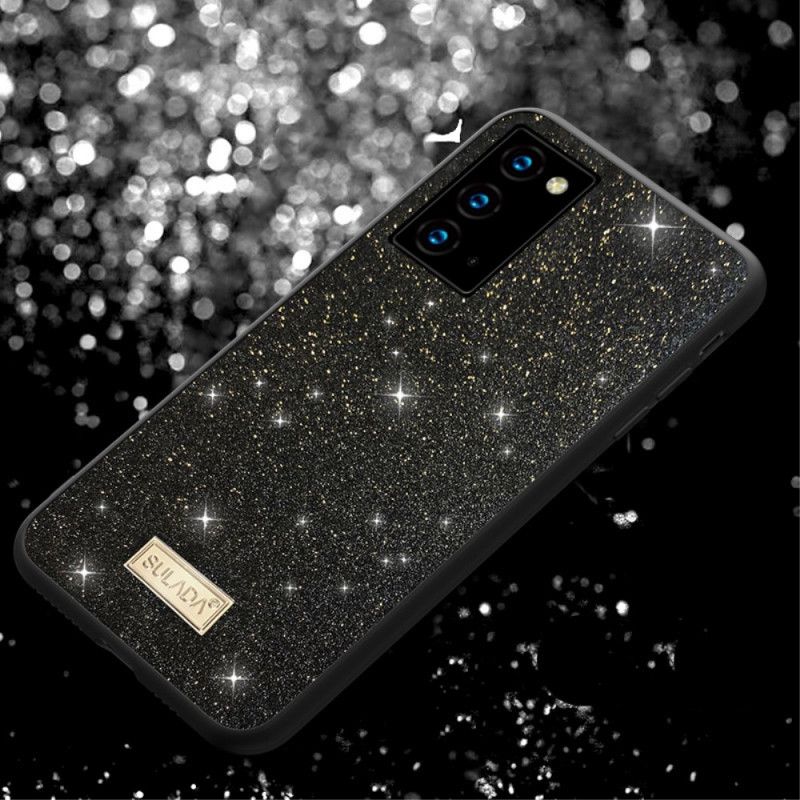 Skal Samsung Galaxy Note 20 Svart Sulada Glitter