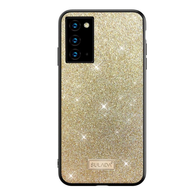 Skal Samsung Galaxy Note 20 Svart Sulada Glitter