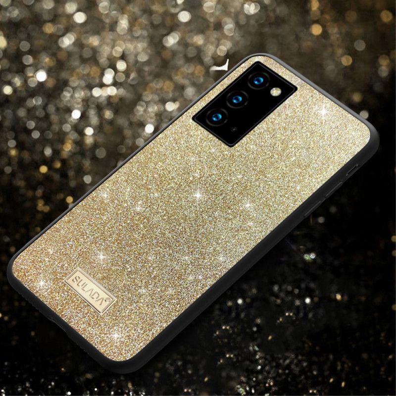 Skal Samsung Galaxy Note 20 Svart Sulada Glitter