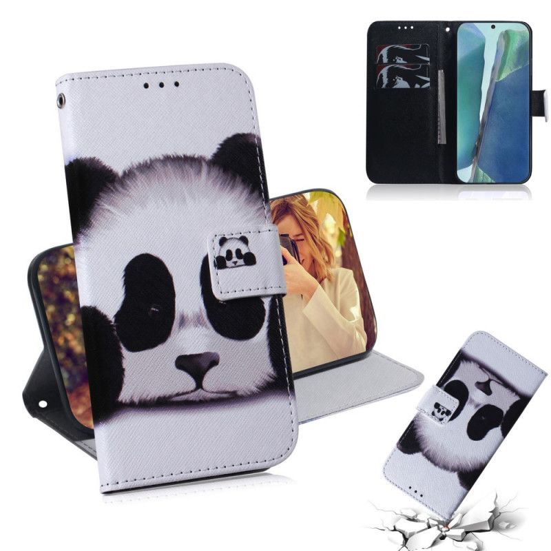 Skyddsfodral Samsung Galaxy Note 20 Panda Ansikte