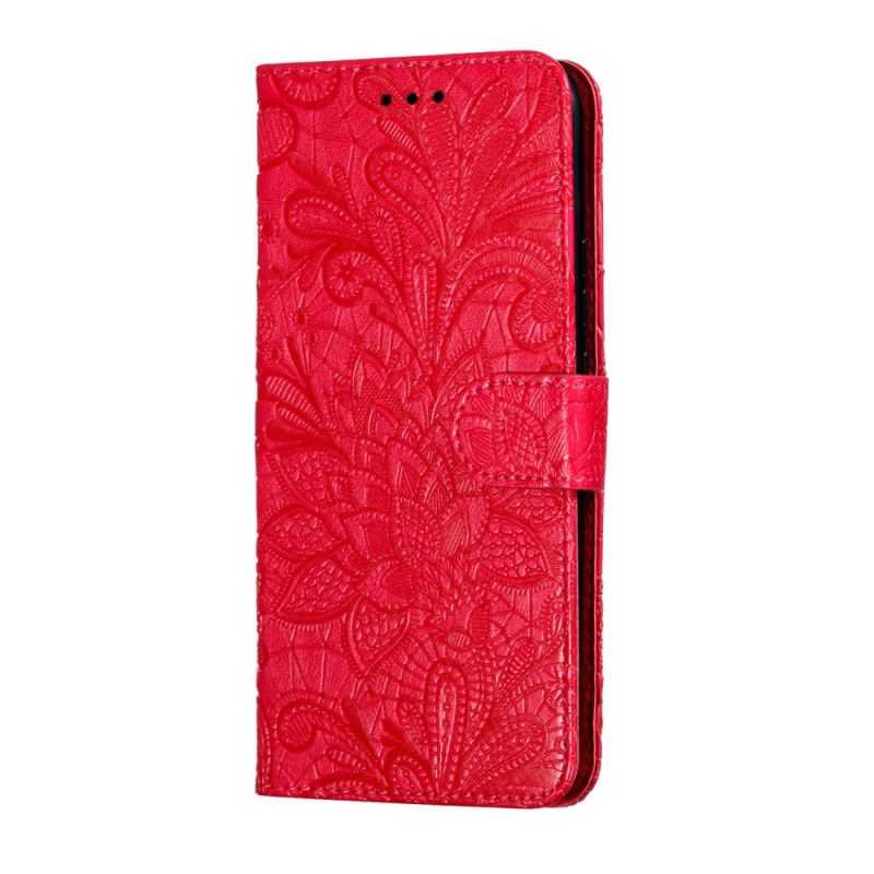 Fodral Huawei P Smart Z Rose Gold Tribal Thong Blommor