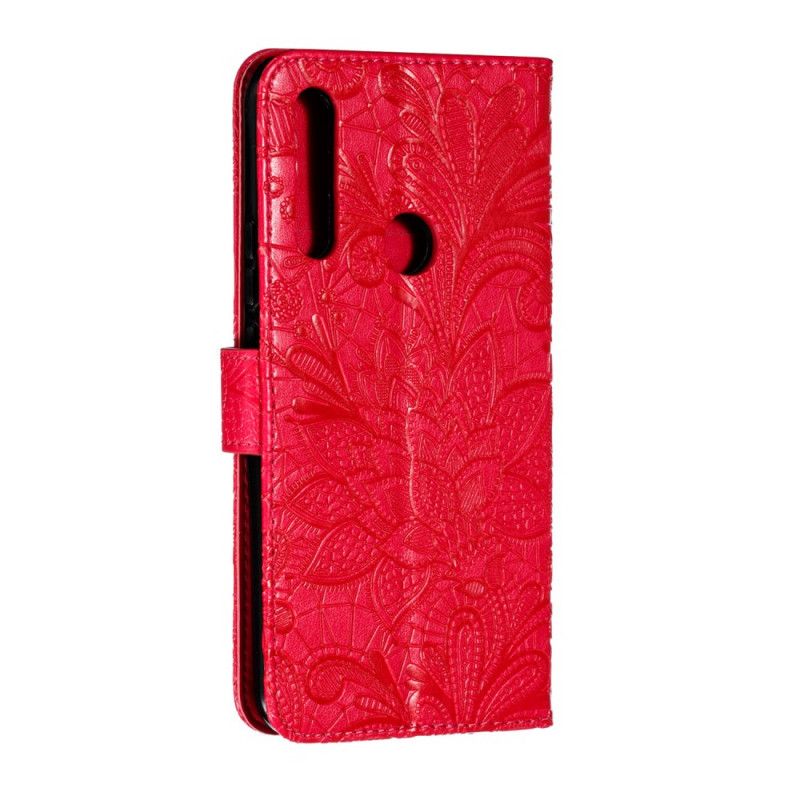 Fodral Huawei P Smart Z Rose Gold Tribal Thong Blommor