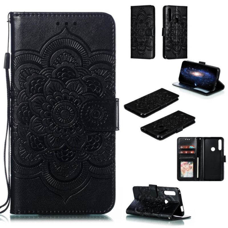 Skyddsfodral Huawei P Smart Z Svart Hel Mandala Med Rem