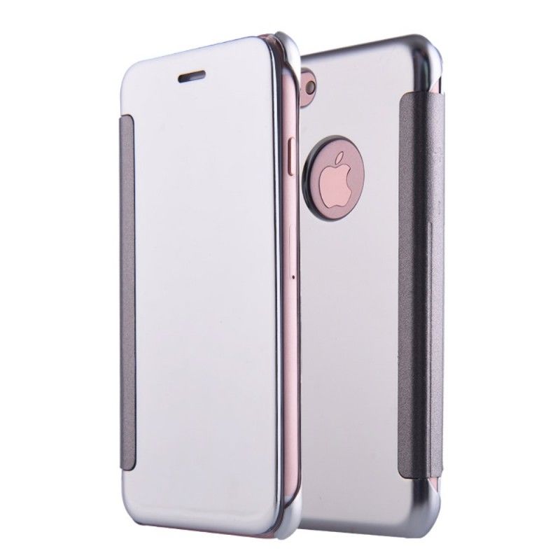 Folio-fodral iPhone 7 Plus / 8 Plus Silver Spegel