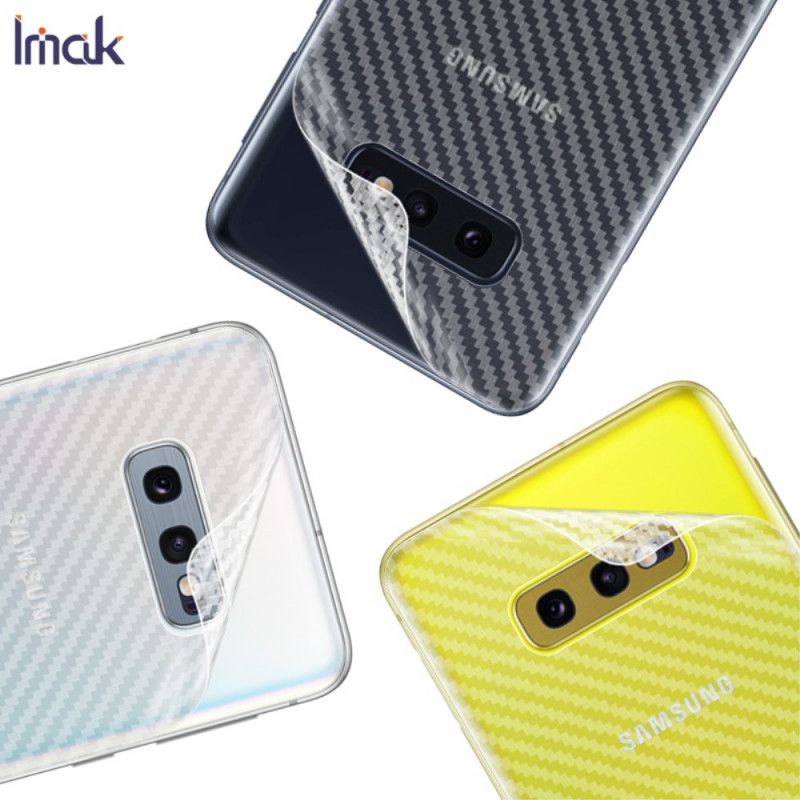 Bakre Skyddsfilm Samsung Galaxy S10e Carbon Imak-Stil