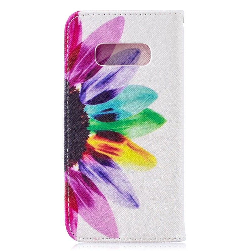 Fodral för Samsung Galaxy S10e Akvarellblomma