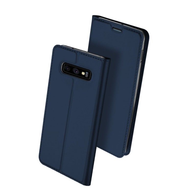 Folio-fodral för Samsung Galaxy S10e Svart Förstklassig Serie