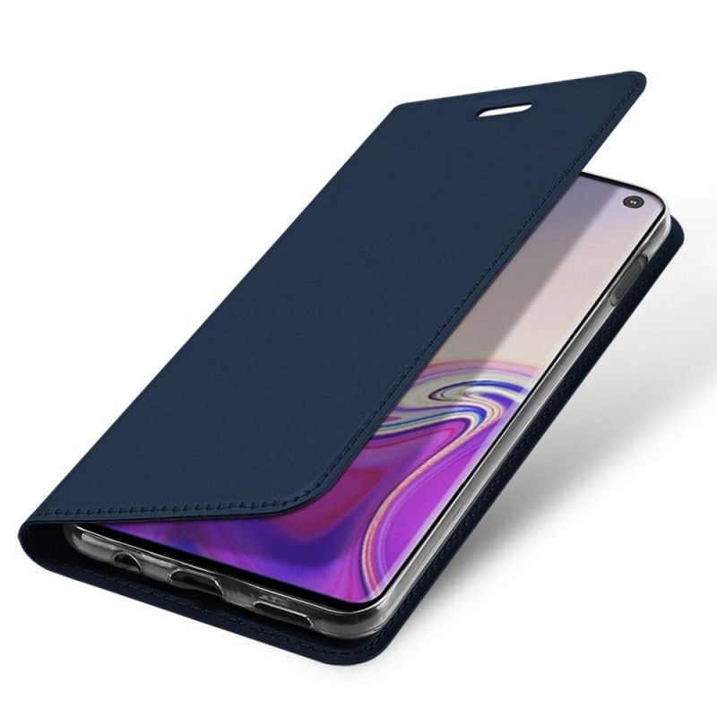 Folio-fodral för Samsung Galaxy S10e Svart Förstklassig Serie