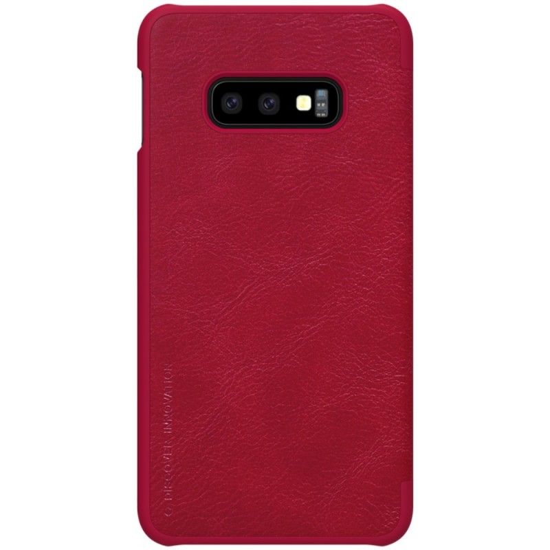 Folio-fodral Samsung Galaxy S10e Vit Nillkin Qin-Serien