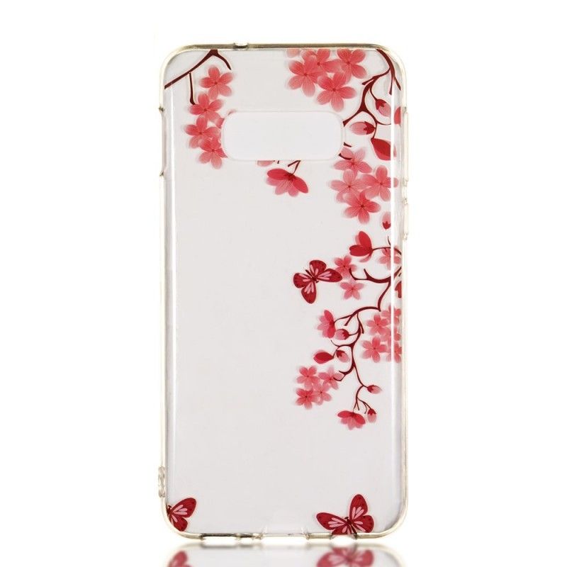 Skal för Samsung Galaxy S10e Transparent Blommande Träd