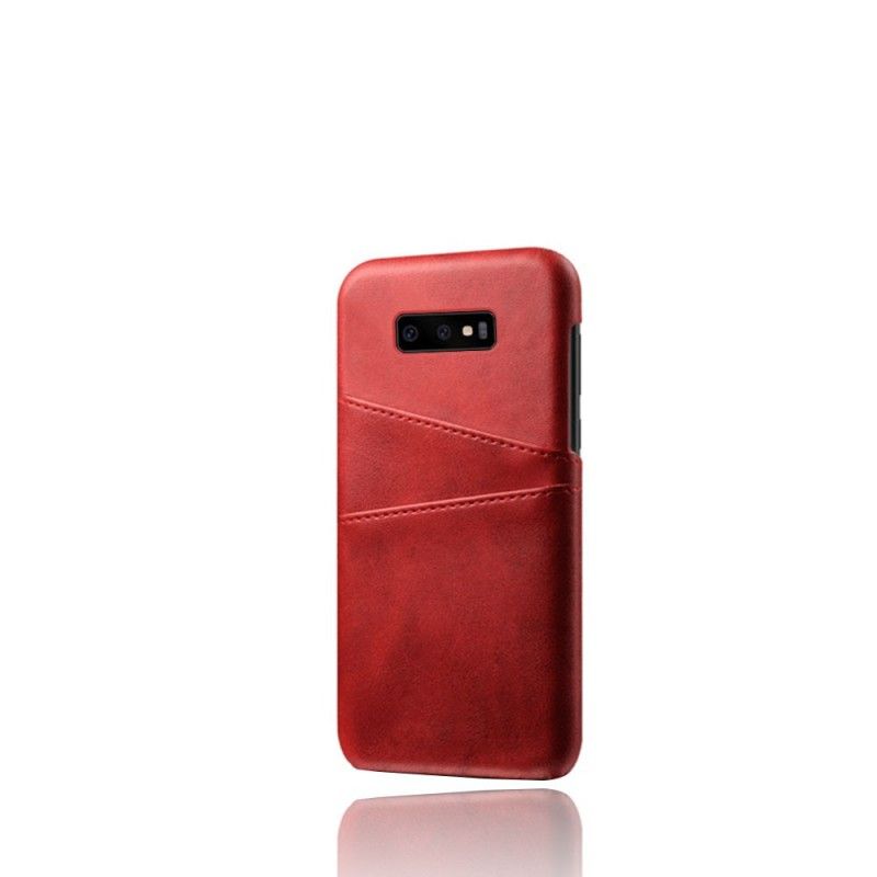 Skal Samsung Galaxy S10e Svart Korthållare