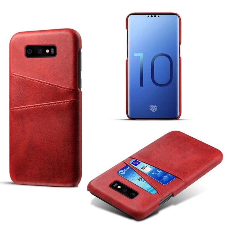 Skal Samsung Galaxy S10e Svart Korthållare