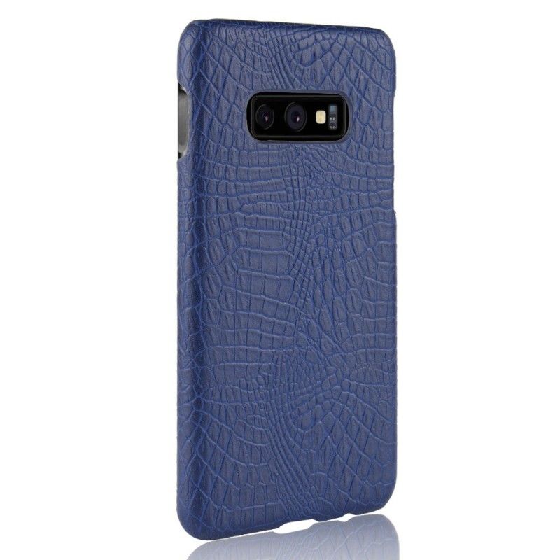 Skal Samsung Galaxy S10e Svart Krokodilhudeffekt