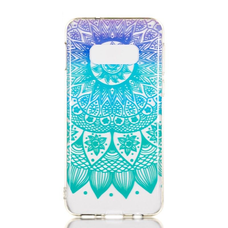 Skal Samsung Galaxy S10e Transparent Färgglad Mandala