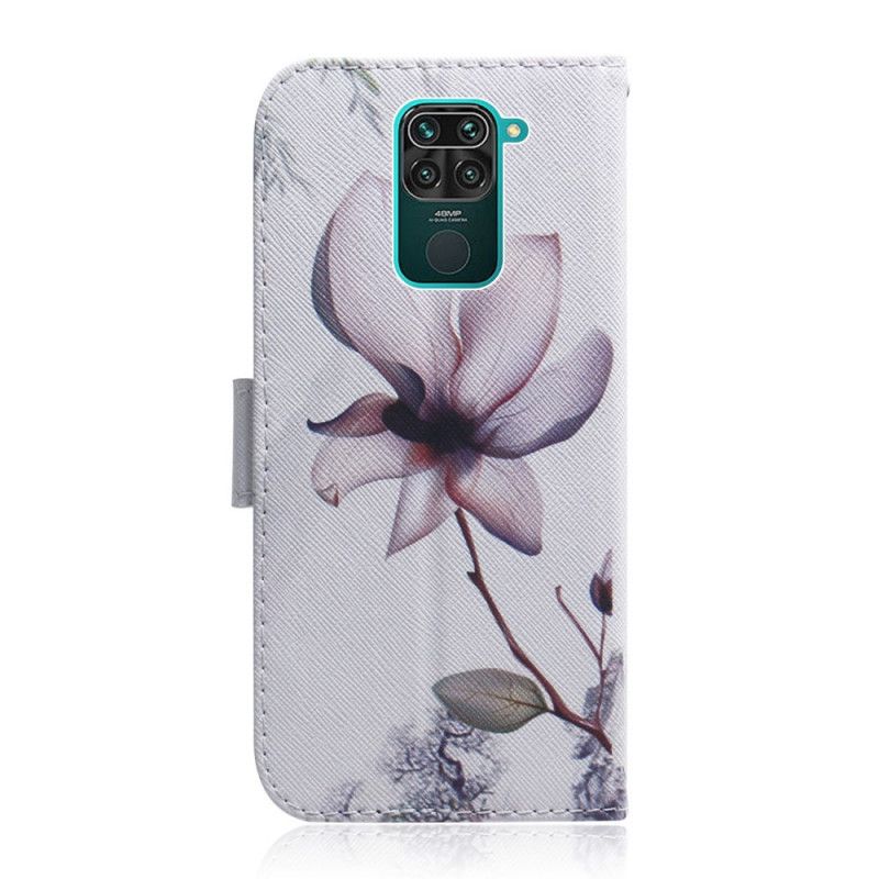 Fodral Xiaomi Redmi Note 9 Gammal Rosblomma