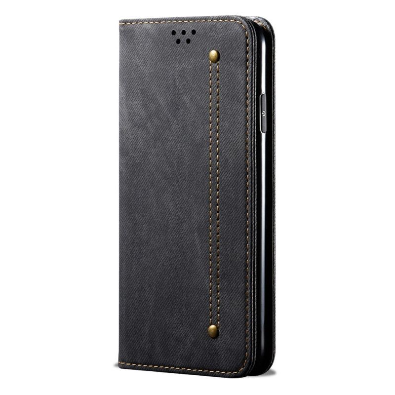 Folio-fodral för Xiaomi Redmi Note 9 Svart Jeanstyg