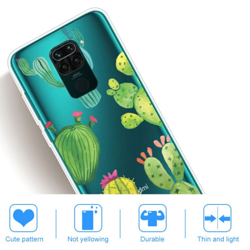 Skal för Xiaomi Redmi Note 9 Akvarellkaktus