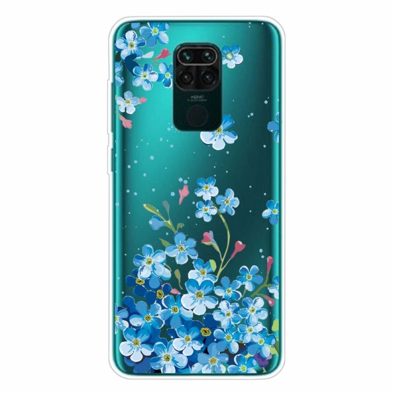 Skal Xiaomi Redmi Note 9 Bukett Med Blå Blommor