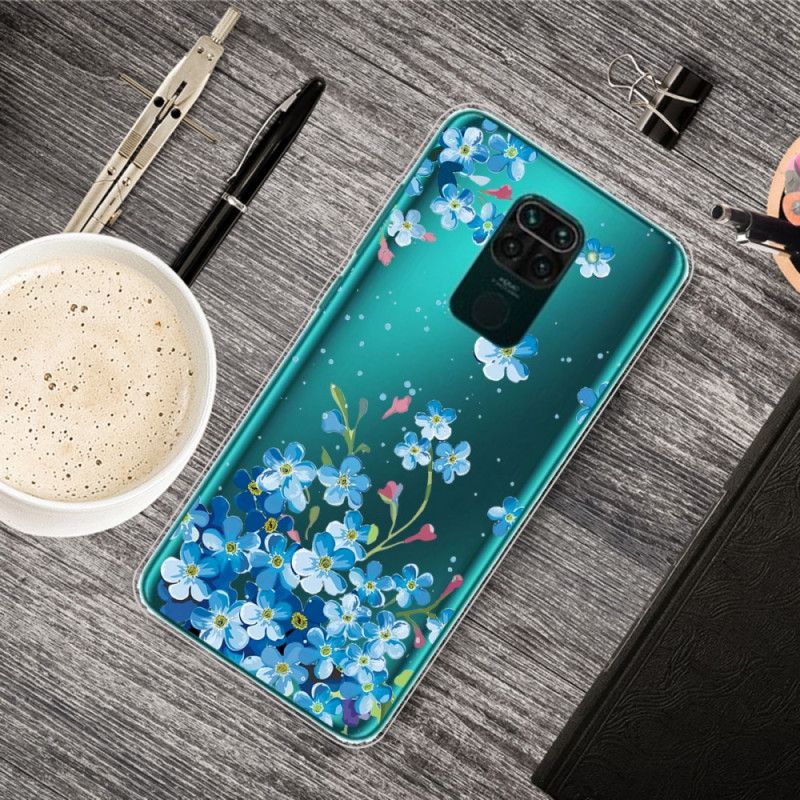 Skal Xiaomi Redmi Note 9 Bukett Med Blå Blommor