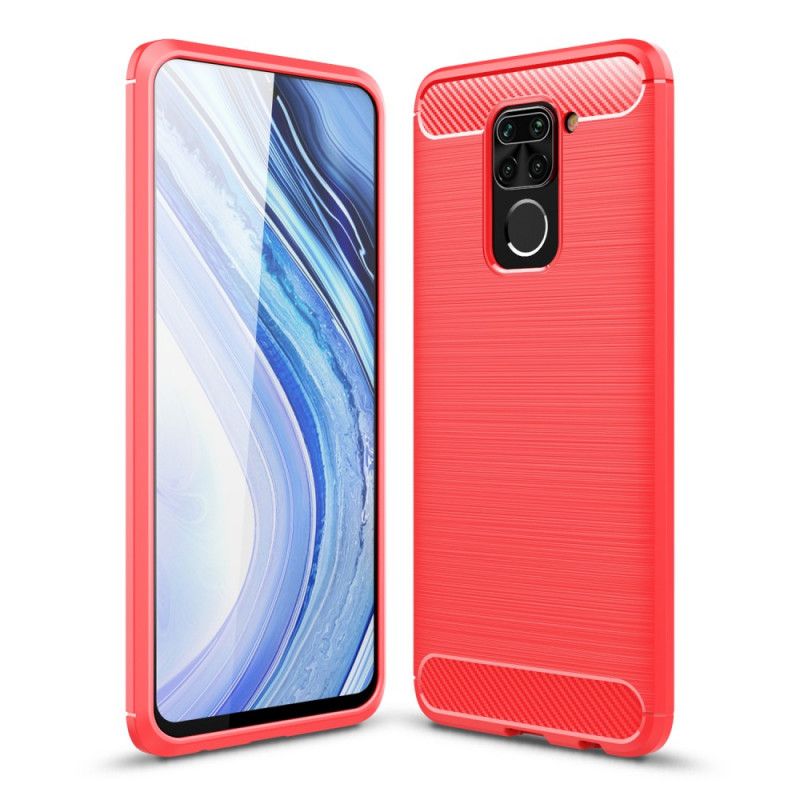 Skal Xiaomi Redmi Note 9 Svart Borstad Kolfiber