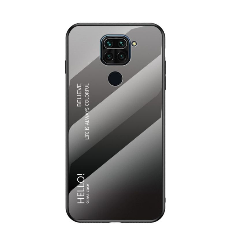 Skal Xiaomi Redmi Note 9 Svart Hej Härdat Glas