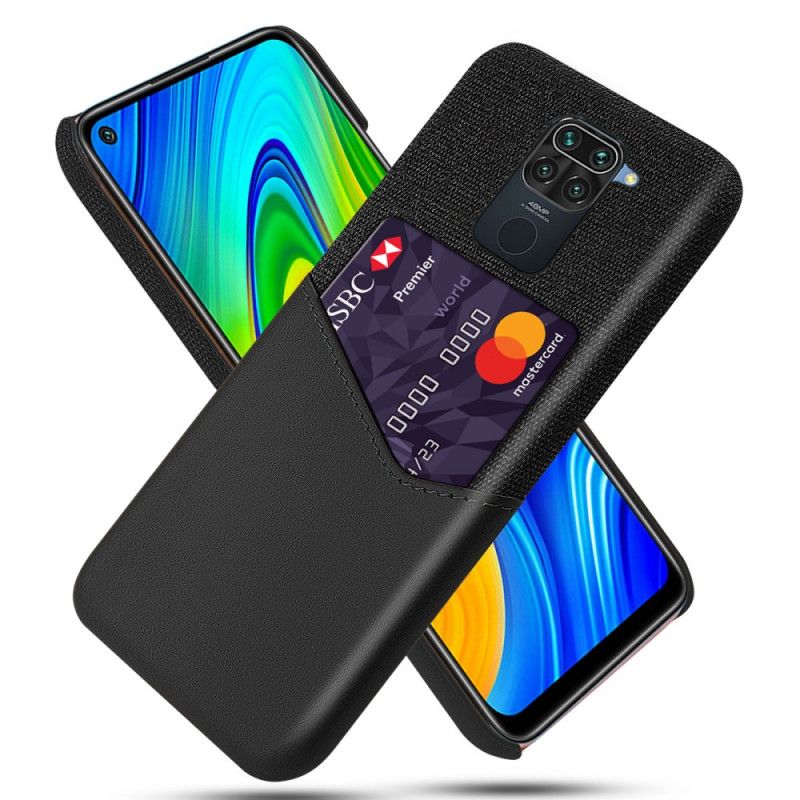 Skal Xiaomi Redmi Note 9 Svart Ksq-Korthållare