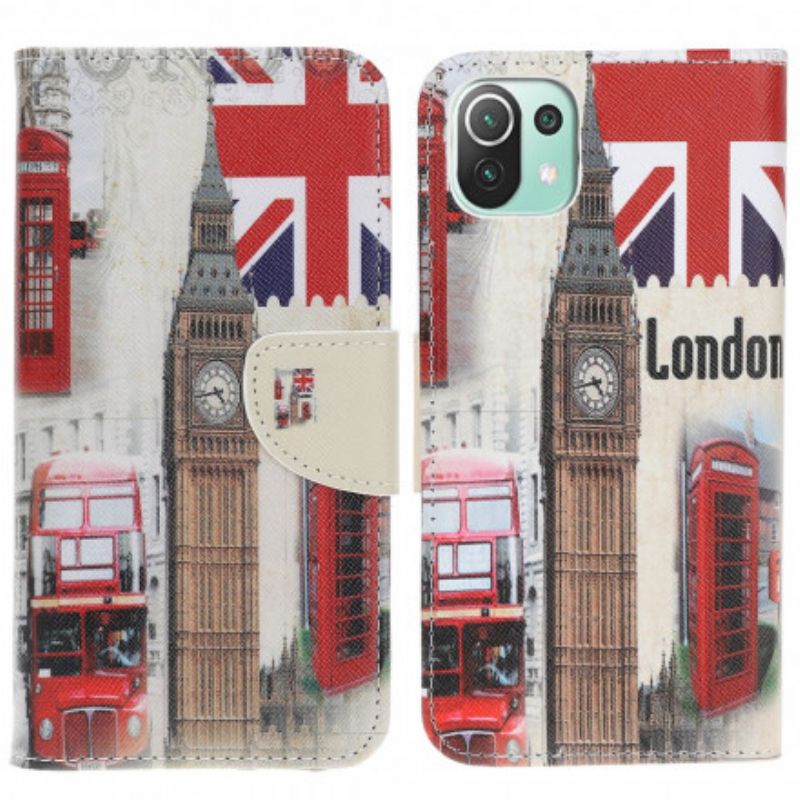 Skyddsfodral Xiaomi Mi 11 Lite 5g Ne / Mi 11 Lite 4g / 5g London Life