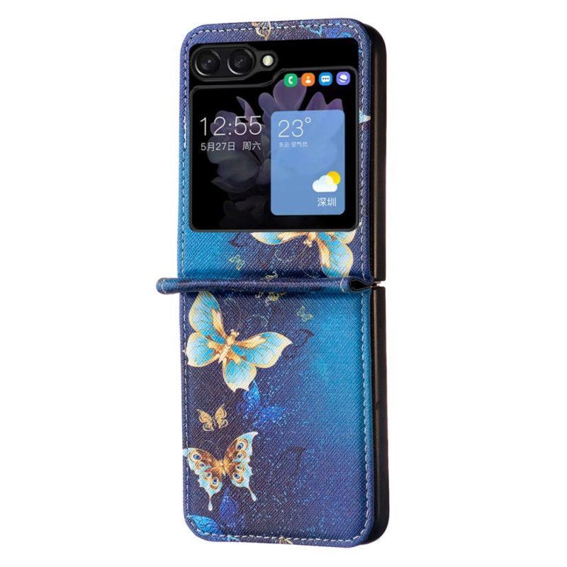 Skal Samsung Galaxy Z Flip 5 Telefonfodral Fjärilar