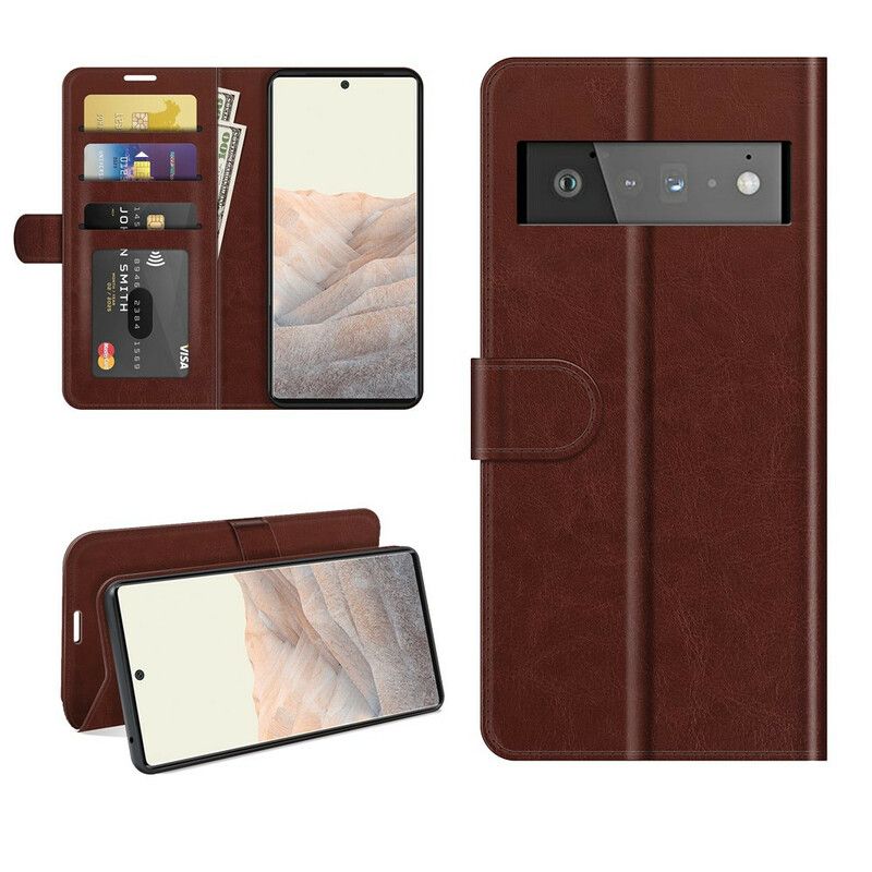 Fodral Google Pixel 6 Pro Faux Leather Ultra