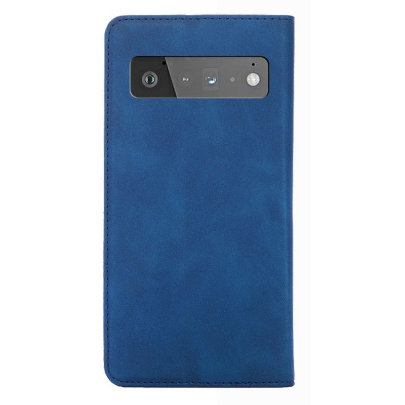 Folio-fodral Google Pixel 6 Pro Telefonfodral Skin-touch