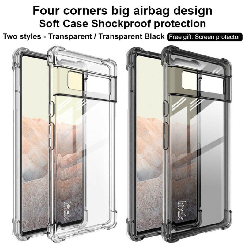 Skal Google Pixel 6 Pro Telefonfodral Transparent Silky Imak