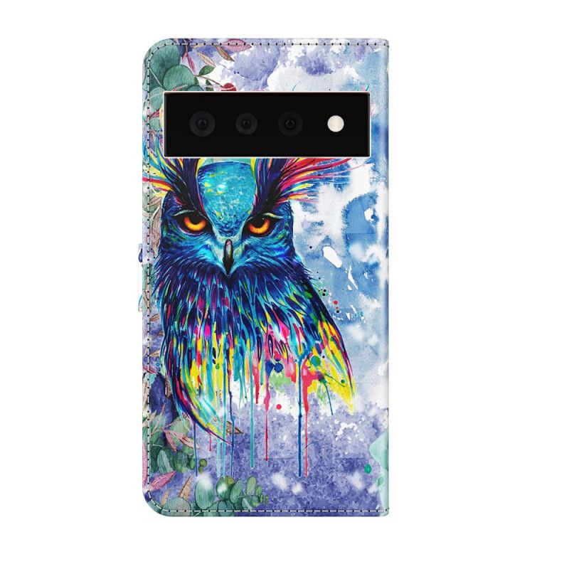 Skyddsfodral Google Pixel 6 Pro Akvarellfågel