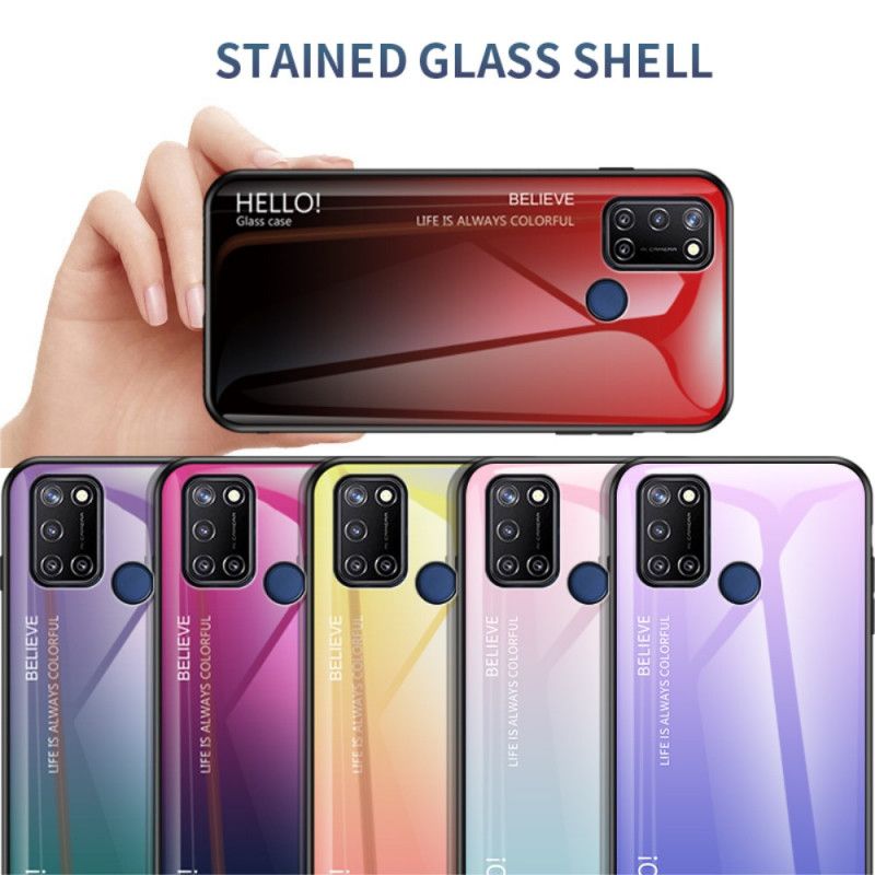 Skal Realme 7i Svart Hej Härdat Glas