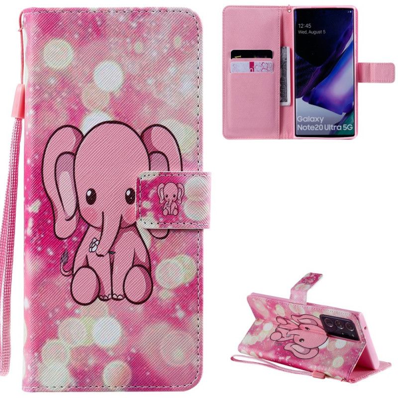 Fodral Samsung Galaxy Note 20 Ultra Babyrosa Elefant