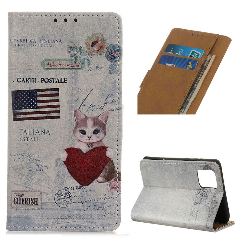 Fodral Samsung Galaxy Note 20 Ultra Resande Katt