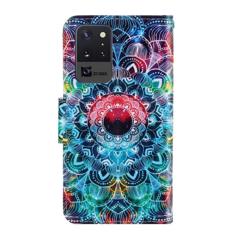 Läderskal Samsung Galaxy Note 20 Ultra Prickig Mandala