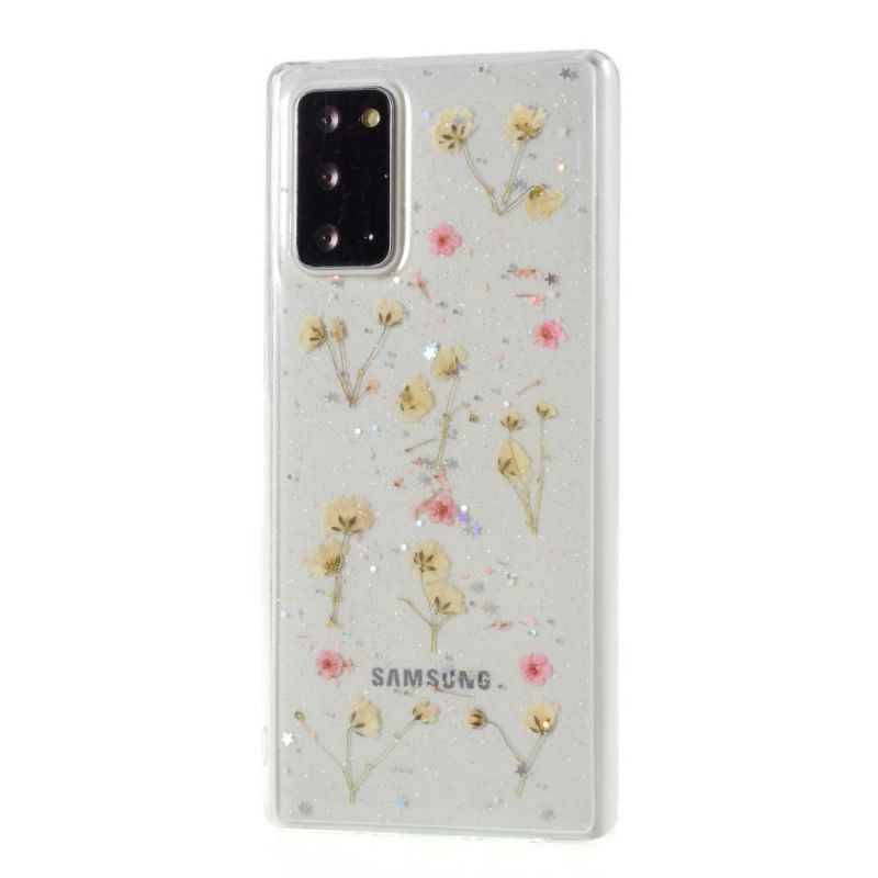 Skal Samsung Galaxy Note 20 Ultra Rosa Små Blommor