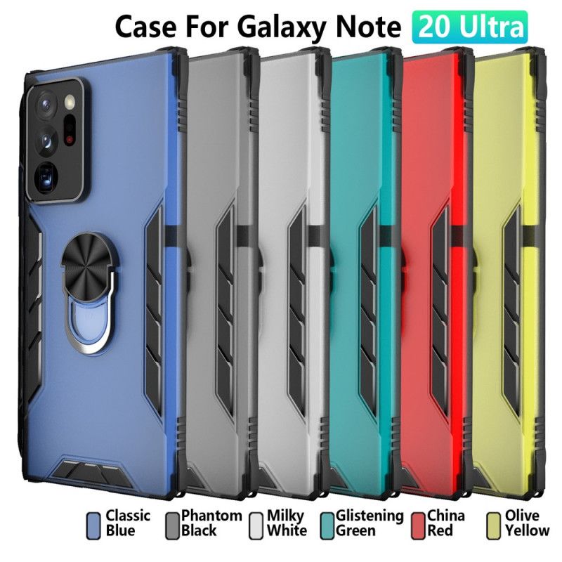 Skal Samsung Galaxy Note 20 Ultra Svart Mjuk Ringhållare