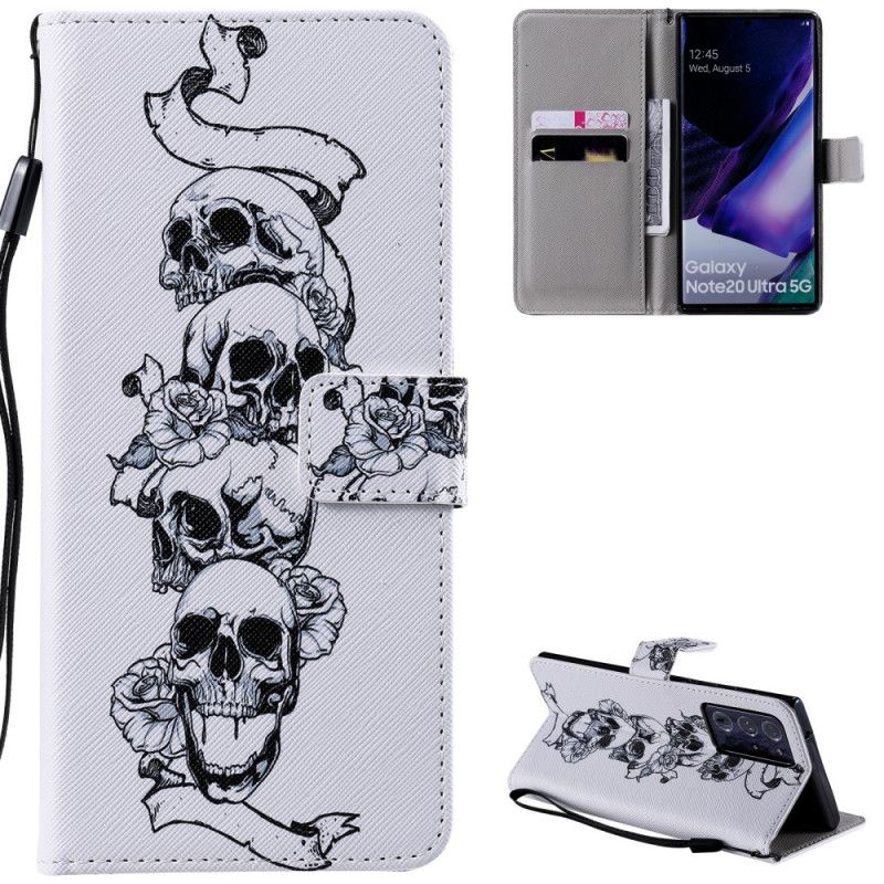 Skyddsfodral Samsung Galaxy Note 20 Ultra Skallebanderoll