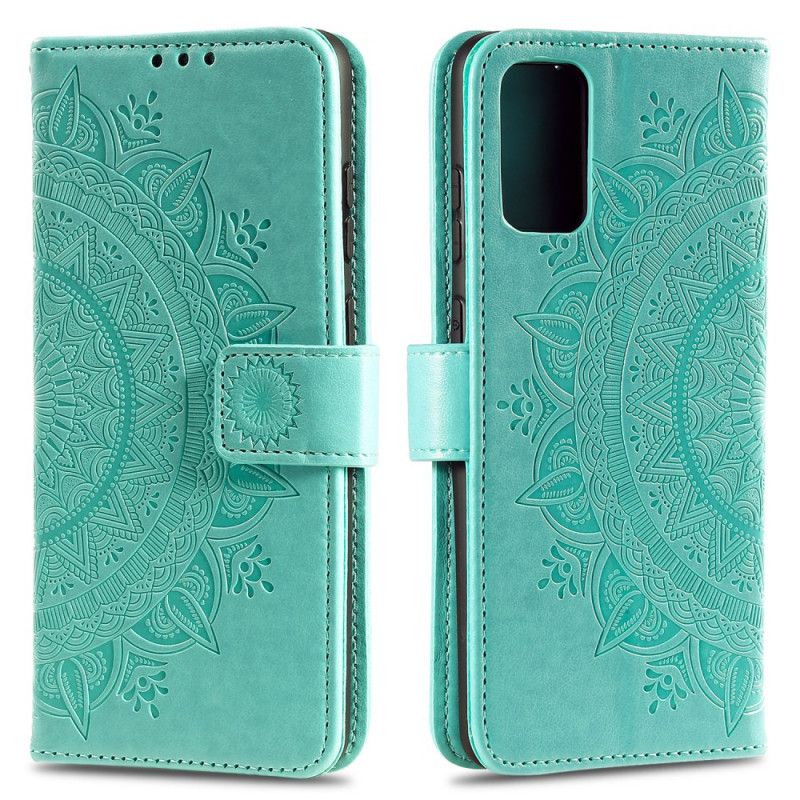 Fodral för Huawei P40 Cyan Solmandala