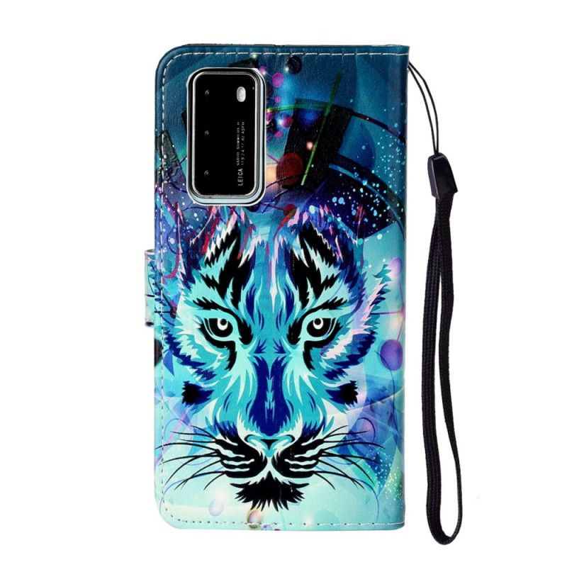 Läderfodral Huawei P40 Mobilskal Istiger