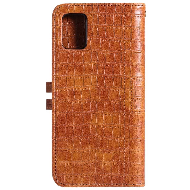 Läderfodral Huawei P40 Rose Gold Mobilskal Jag Älskar Krokodil